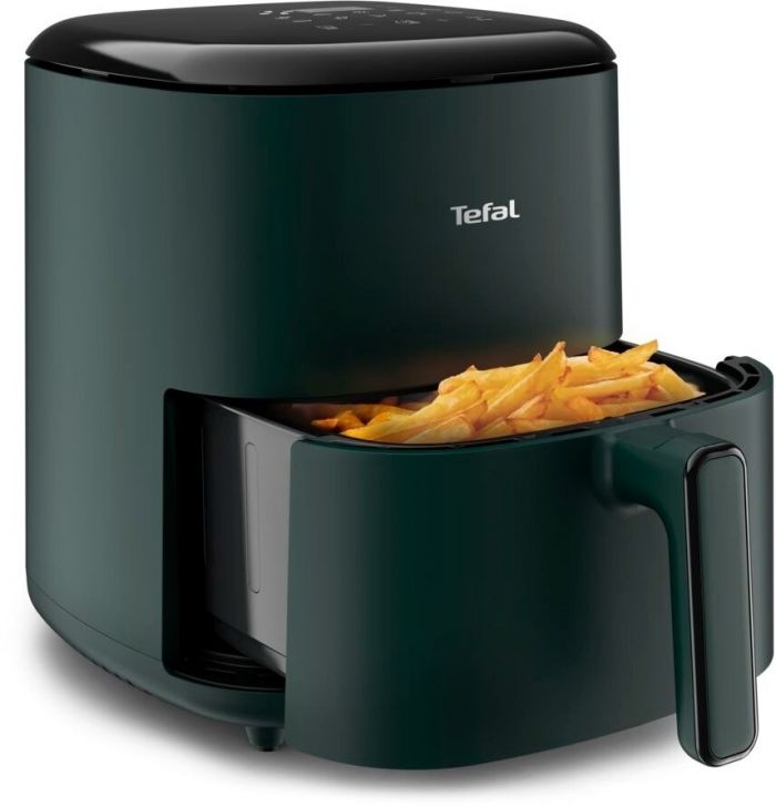 Мультипіч Tefal Easy Fry Max, 1500Вт, чаша-5л, сенсорне керув., 10 програм, пластик, чорний