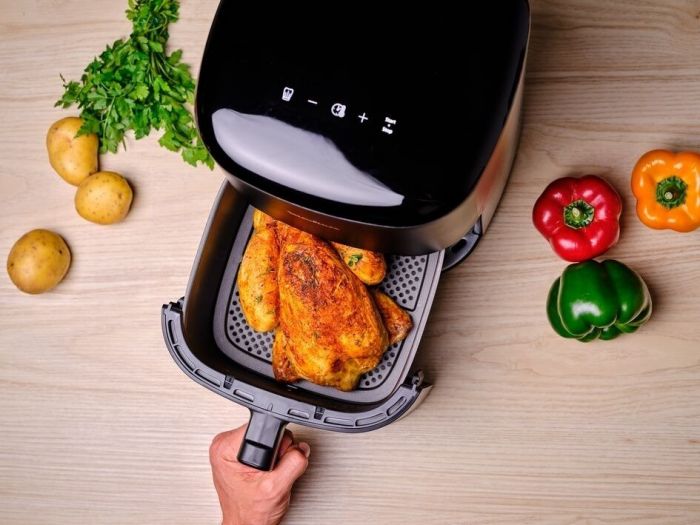 Мультипіч Tefal Easy Fry Max, 1500Вт, чаша-5л, сенсорне керув., 10 програм, пластик, чорний