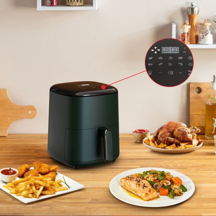 Мультипіч Tefal Easy Fry Max, 1500Вт, чаша-5л, сенсорне керув., 10 програм, пластик, чорний