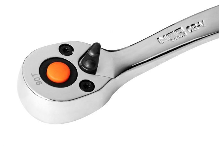 Набір інструментів Neo Tools, Набір торцевих головок, 46шт, 1/4", CrV, кейс