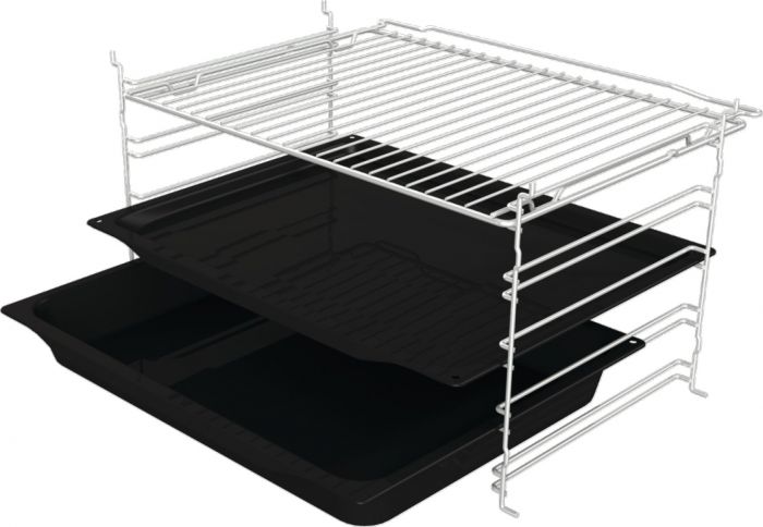 Духова шафа Gorenje електрична, 77л, A, пара, дисплей, макс.темпер.-300,  білий