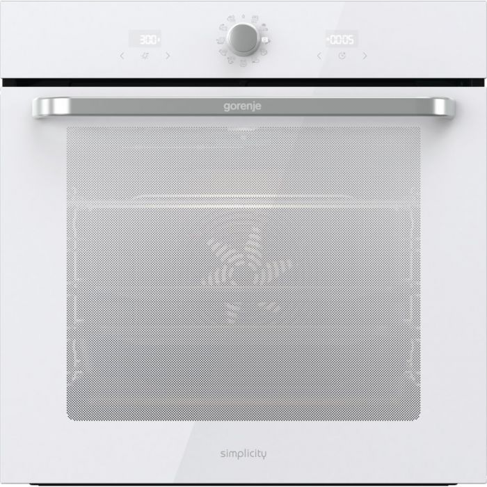 Духова шафа Gorenje електрична, 77л, A, пара, дисплей, макс.темпер.-300,  білий