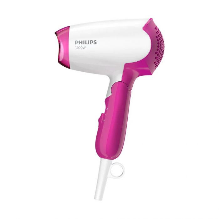 Фен Philips DryCare Essential дорожній, 1200Вт, 3 режими, хол. обдув, рожевий