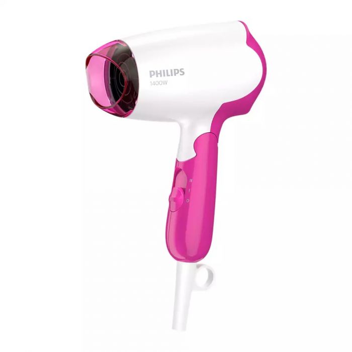 Фен Philips DryCare Essential дорожній, 1200Вт, 3 режими, хол. обдув, рожевий