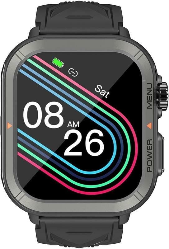 Смарт-годинник Blackview W30 50мм, 1.91", 320*380, TFT, BT 5.3, 128МБ, чорний