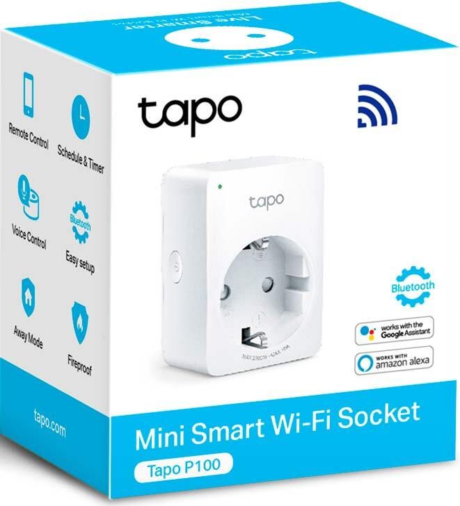 Розумна кнопка компактна TP-LINK Tapo P100M N300 BT 10A
