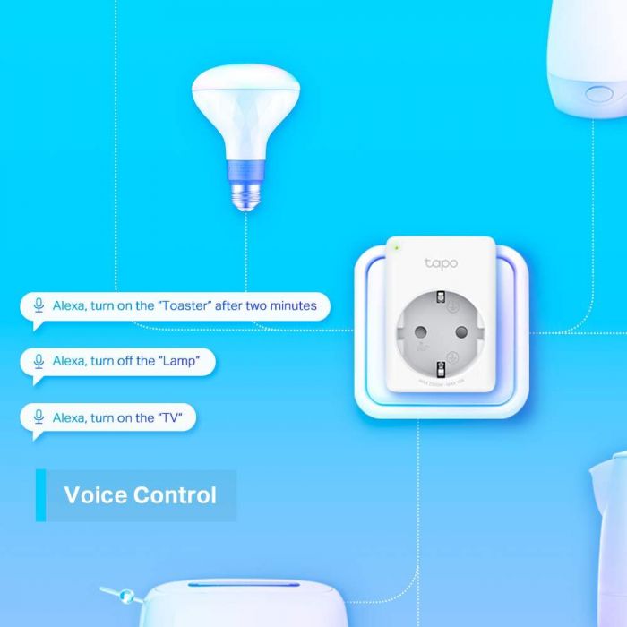Розумна кнопка компактна TP-LINK Tapo P100M N300 BT 10A