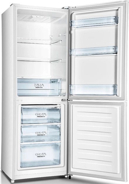 Холодильник з нижн. мороз. камерою Gorenje, 161х55х56см, 2 двері, 160(78)л, А++, механіч.  упр. , Зона св-ті, Білий