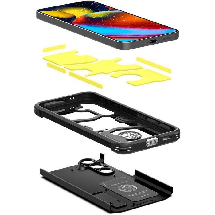 Чохол Spigen для Samsung Galaxy S24, Tough Armor, Black