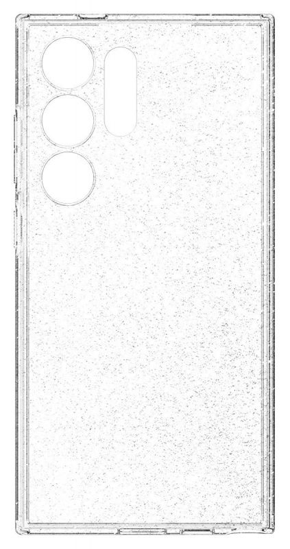 Чохол Spigen для Samsung Galaxy S24 Ultra, Liquid Crystal Glitter, Crystal Quartz