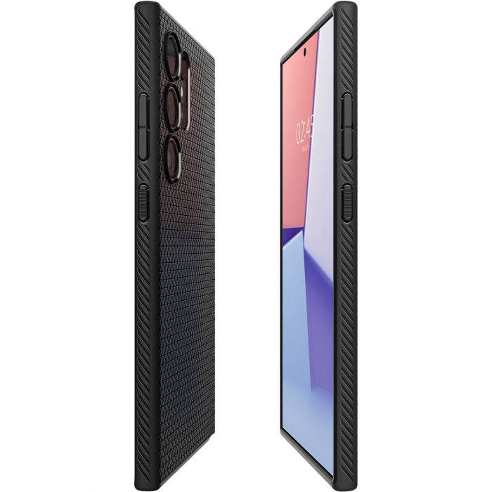 Чохол Spigen для Samsung Galaxy S24 Ultra, Liquid Air, Matte Black