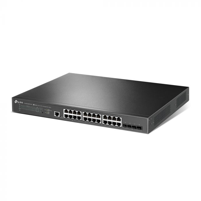 Комутатор TP-LINK TL-SG3428XPP-M2 24x2.5GE (24xPoE), 4xSFP+, 500Вт, Керований L2