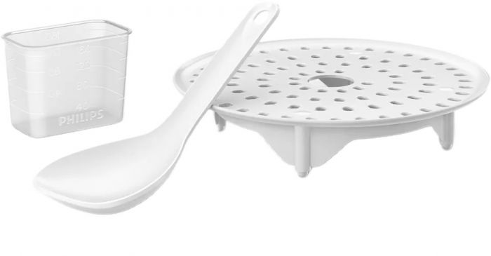 Мультиварка Philips Viva Collection 1300Вт, чаша-6л, електр. керування , 15 авто. программ, нержав.сталь, платик, чорний