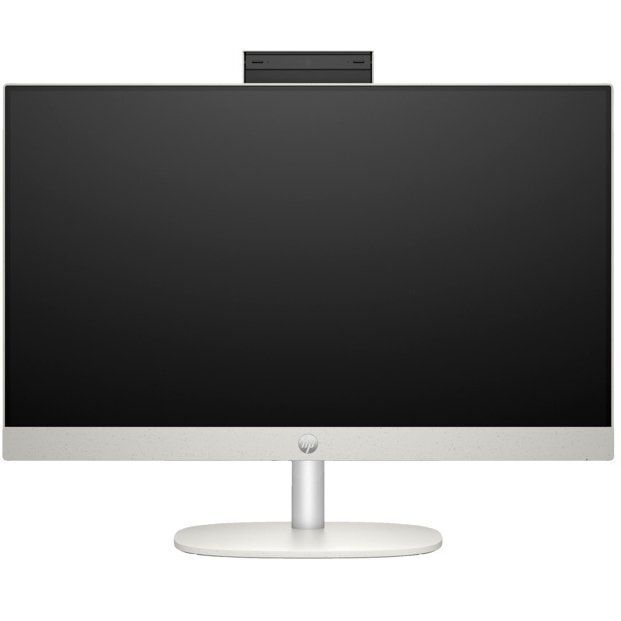 Комп'ютер персональний моноблок HP 240-G10 23.8" FHD IPS AG, Intel i3-N300, 8GB, F256GB, UMA, WiFi, кл+м, 3р, DOS, білий