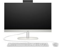 Комп'ютер персональний моноблок HP 240-G10 23.8" FHD IPS AG, Intel i3-N300, 8GB, F256GB, UMA, WiFi, кл+м, 3р, DOS, білий