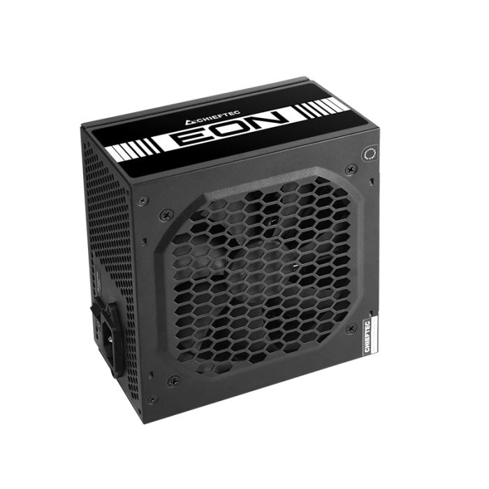 Блок живлення CHIEFTEC EON (600W), >80%, 80+ White(230V Only), 120мм, 1xMB 24pin(20+4), 2xCPU 8pin(4+4), 2xMolex, 4xSATA, 2xPCIe 8pin(6+2)
