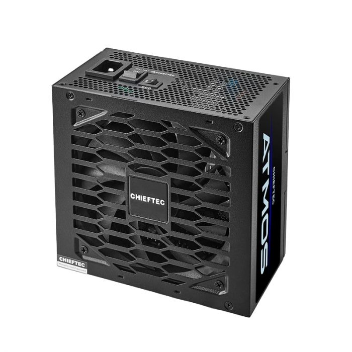 Блок живлення CHIEFTEC Atmos  (750W), >90%, 80+ Gold, 135мм FDB, 1xMB 24pin(20+4), 2xCPU 8pin(4+4), 4xMolex, 9xSATA, 2xPCIe 8pin(6+2), 1xPCIe GEN5 16pin, Fully Modular