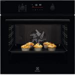 Духова шафа Electrolux електрична, 72л, A+, пара, дисплей, конвекція, телескопічні напрямні, чорний