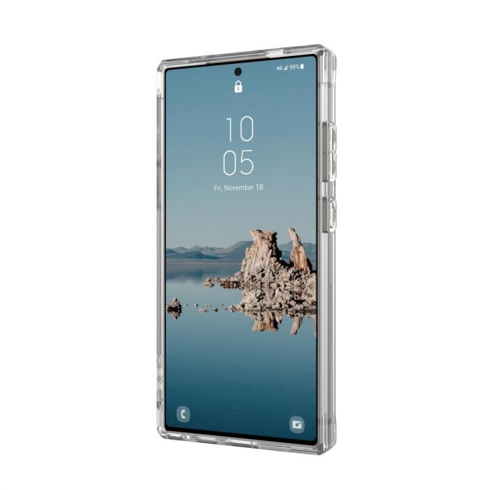 Чохол UAG для Samsung Galaxy S24 Ultra, Plyo Pro, Ice/Silver