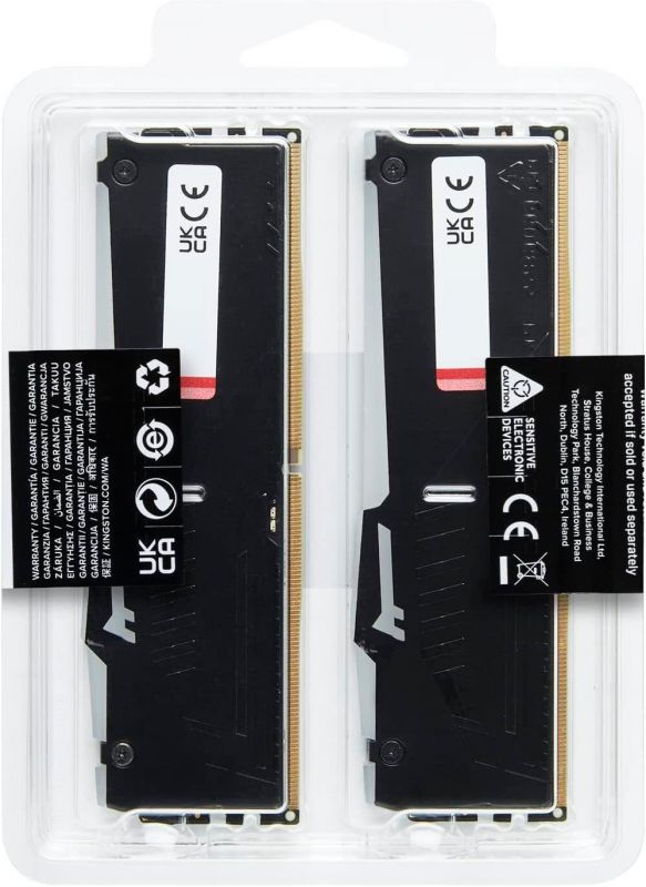 Пам'ять ПК Kingston DDR5 64GB KIT (32GBx2) 5600 FURY Beast RGB