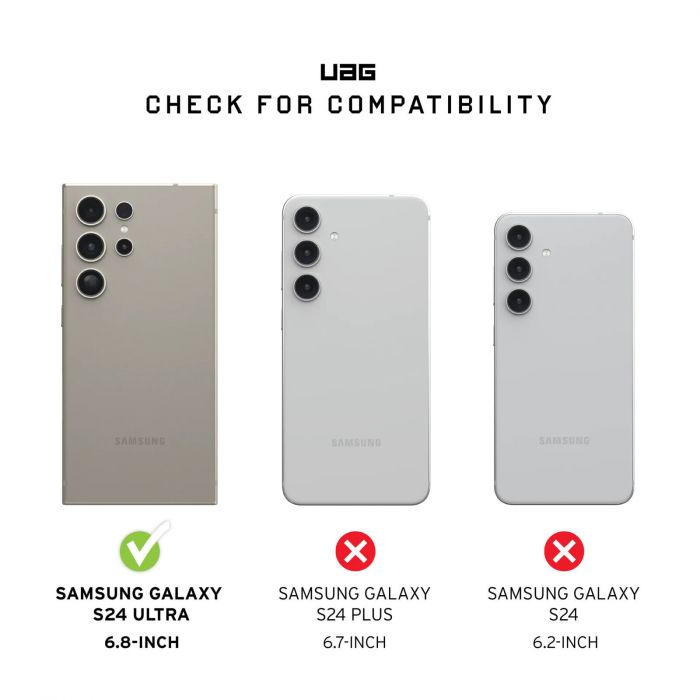Чохол UAG для Samsung Galaxy S24 Ultra, Monarch Pro, Crimson