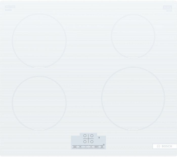 Варильна поверхня Bosch індукційна, 60см, розширена зона, білий