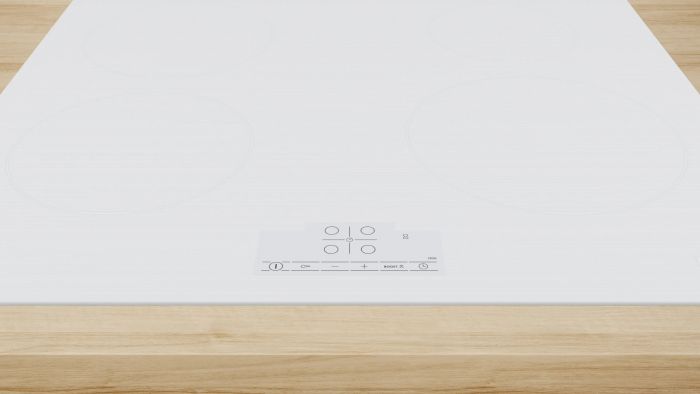 Варильна поверхня Bosch індукційна, 60см, розширена зона, білий
