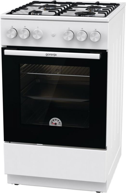 Плита Gorenje  газова, 70л, 50x60см, емальовані, білий