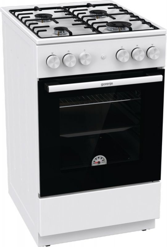 Плита Gorenje  газова, 70л, 50x60см, емальовані, білий