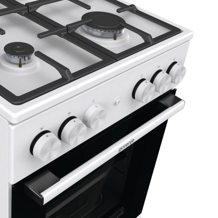 Плита Gorenje  газова, 70л, 50x60см, чавун, білий