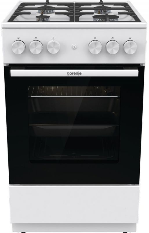 Плита Gorenje  газова, 70л, 50x60см, чавун, білий