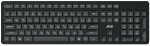 Клавіатура мембранна 2E KS260 106key, WL, EN/UK/RU, чорний