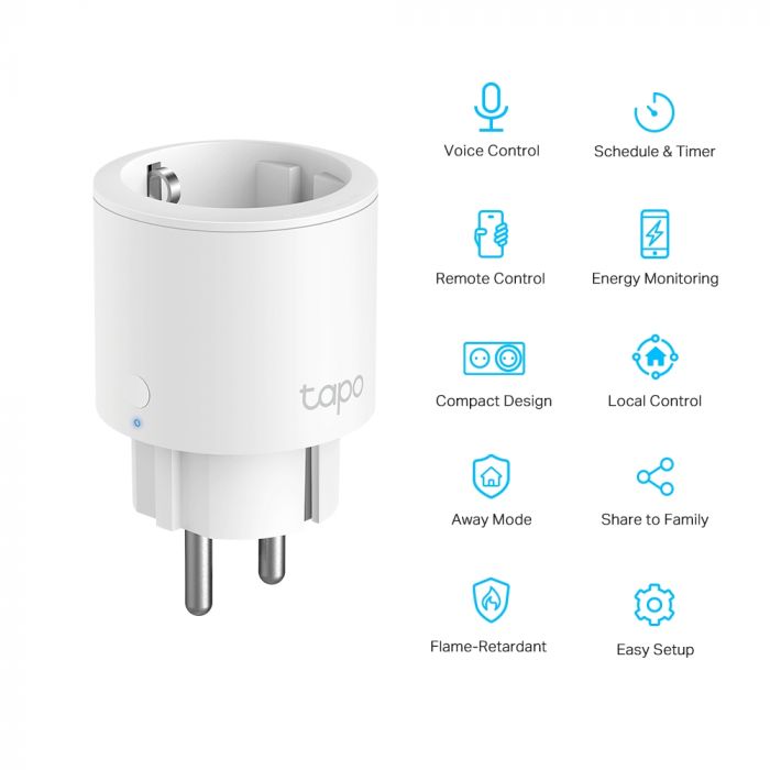 Смарт-розетка TP-LINK Tapo P115 N300 16A з функцією моніторингу використаної енергії