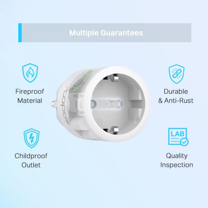 Смарт-розетка TP-LINK Tapo P115 N300 16A з функцією моніторингу використаної енергії