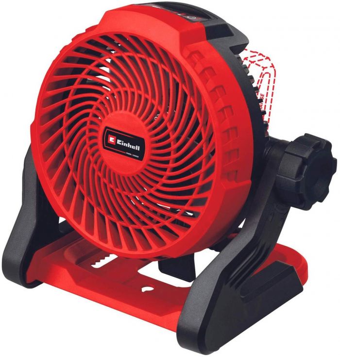 Вентилятор акумуляторний Einhell GE-CF 18/2200 Li, 18В, PXC 180мм,  1200-2200об/хв, 1.2кг, без АКБ і ЗП
