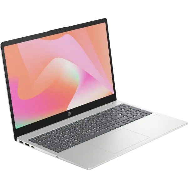 Ноутбук HP 15-fc0054ua 15.6" FHD IPS AG, AMD R3-7320U, 8GB, F256GB, UMA, Win11, сріблястий