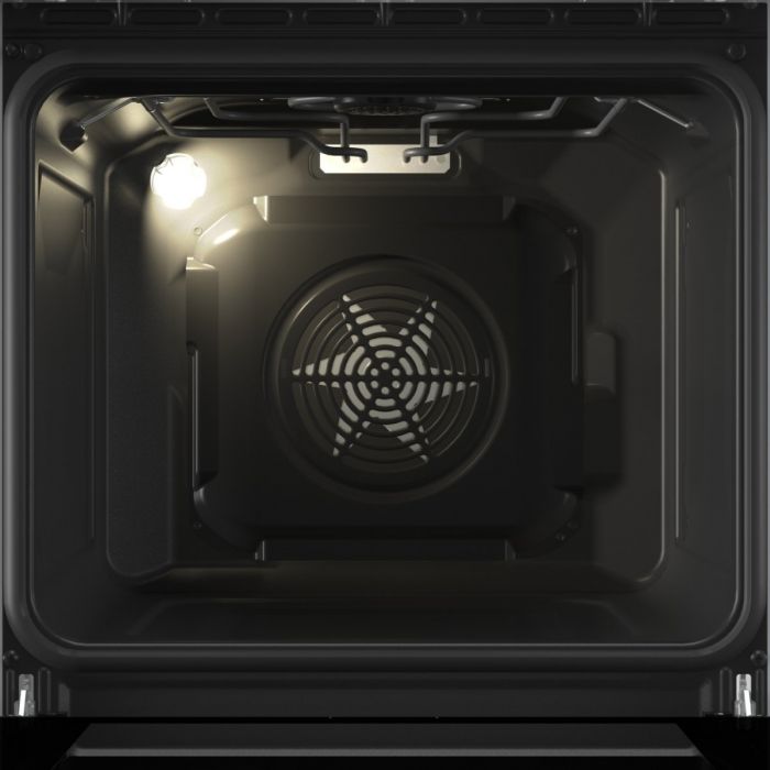 Плита Gorenje комбінована, 70л, 50x60см, дисплей, IconLed, емальовані, сірий