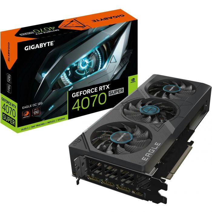 Відеокарта GIGABYTE GeForce RTX 4070 SUPER 12GB GDDR6X EAGLE
