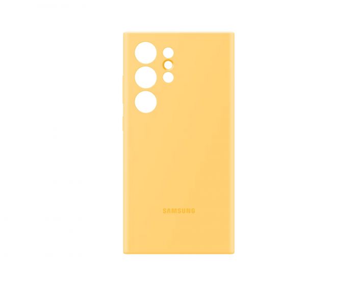 Чохол Samsung для Galaxy S24 Ultra (S928), Silicone Case, жовтий