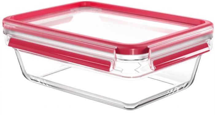 Набір контейнерів Tefal Master Seal, 3шт, жаростійке скло, прозорий