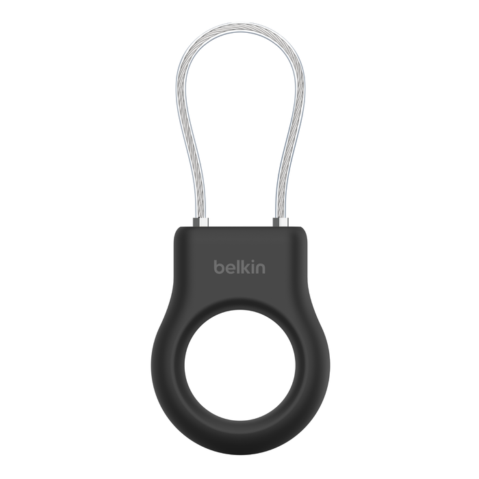 Тримач Belkin Secure Holder with Wire Cable AirTag, чорний