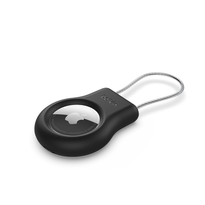 Тримач Belkin Secure Holder with Wire Cable AirTag, чорний