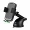 Автомобільний тримач смартфона 2Е автоматичний/бездротова зарядка, 2хUSB 60Вт
