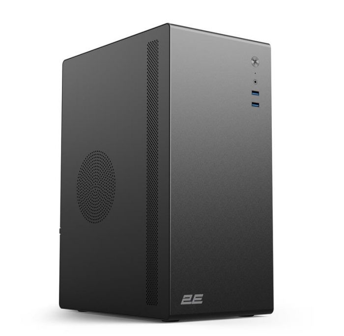 Корпус 2E Credo V200B-400, з БЖ 2E ATX400, 2xUSB3.0, 1x80мм, VGA 250мм, mATX, чорний