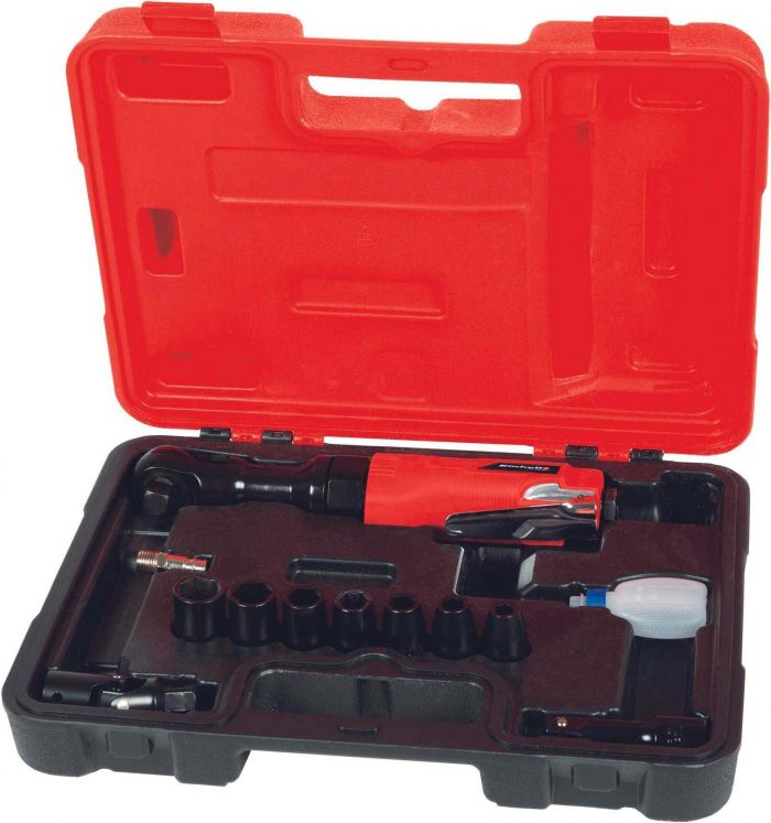 Викрутка пневматічна Einhell TC-PR 68, 6.3бар, 68Нм, 114л/хв, кейс, 1.23кг
