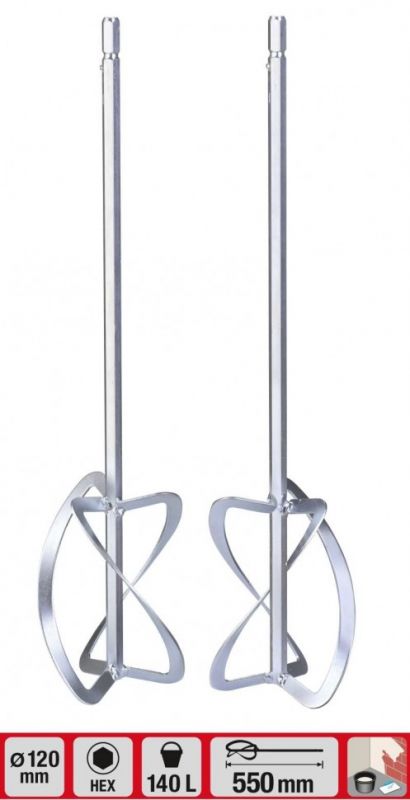 Вінчики для TWIN-міксера Einhell KWB, 550х120мм