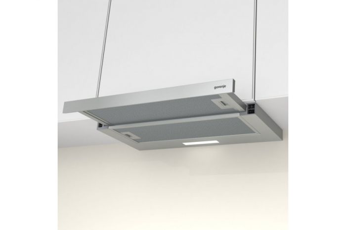 Витяжка Gorenje телескопічна, 60см, 350м.куб/год, нерж.