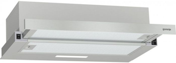 Витяжка Gorenje телескопічна, 60см, 350м.куб/год, нерж.