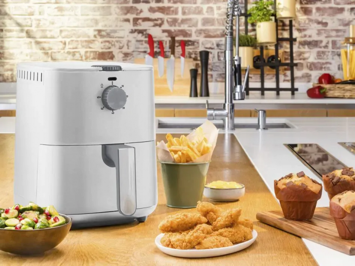 Мультипіч Tefal Easy Fry Essential, 1430Вт, чаша-3.5л, механічне керув., пластик, білий