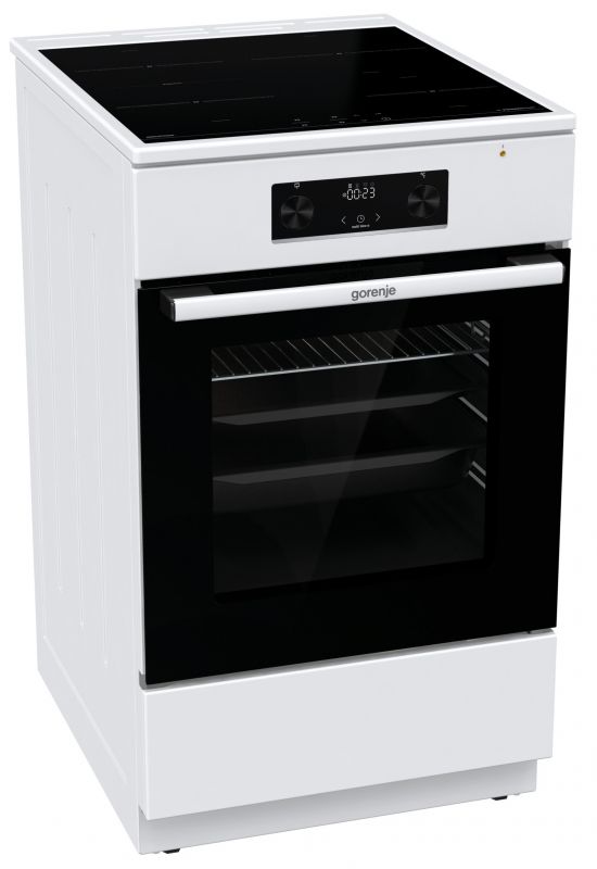 Плита Gorenje електрична індукційна, 70л, 50x60см, дисплей, IconLed, білий